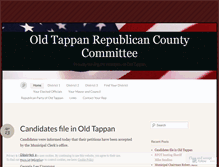 Tablet Screenshot of otrepublicancountycommittee.wordpress.com