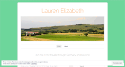 Desktop Screenshot of laurenelizabeth18.wordpress.com