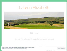 Tablet Screenshot of laurenelizabeth18.wordpress.com