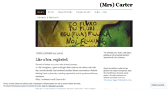 Desktop Screenshot of mrscarter.wordpress.com