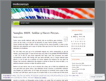 Tablet Screenshot of moticosroyo.wordpress.com