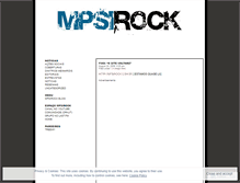 Tablet Screenshot of mpsirock.wordpress.com