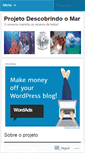 Mobile Screenshot of descobrindoomar.wordpress.com