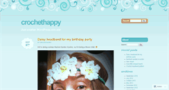 Desktop Screenshot of crochethappy.wordpress.com