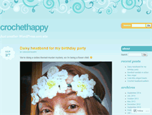 Tablet Screenshot of crochethappy.wordpress.com