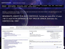 Tablet Screenshot of cientificus.wordpress.com