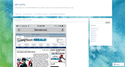 Desktop Screenshot of abbyrappel.wordpress.com