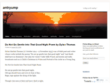 Tablet Screenshot of antryump.wordpress.com