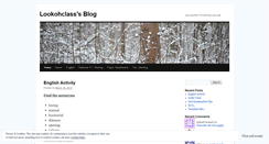 Desktop Screenshot of lookohclass.wordpress.com