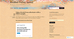 Desktop Screenshot of anotherpennysaved.wordpress.com