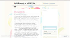 Desktop Screenshot of fulllifecounseling.wordpress.com