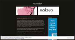 Desktop Screenshot of fancyface.wordpress.com