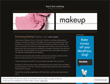 Tablet Screenshot of fancyface.wordpress.com