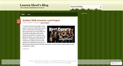Desktop Screenshot of kristishortl.wordpress.com