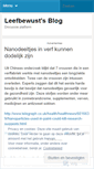 Mobile Screenshot of leefbewust.wordpress.com