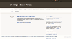 Desktop Screenshot of horacioarriazabodas.wordpress.com