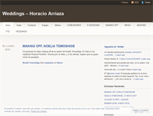 Tablet Screenshot of horacioarriazabodas.wordpress.com