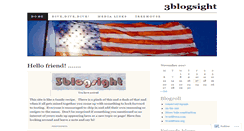 Desktop Screenshot of 3blogsight.wordpress.com