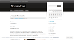 Desktop Screenshot of noemijobs.wordpress.com