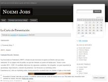 Tablet Screenshot of noemijobs.wordpress.com