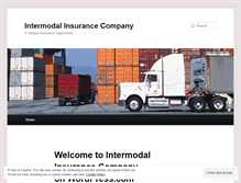 Tablet Screenshot of intermodalinsco.wordpress.com