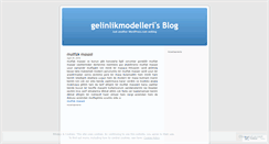 Desktop Screenshot of gelinlikmodellerisitesi.wordpress.com