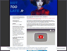Tablet Screenshot of nottoolatemusique.wordpress.com