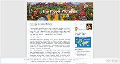 Desktop Screenshot of hippieprofessor.wordpress.com