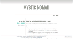 Desktop Screenshot of mysticnomad.wordpress.com