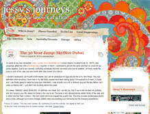 Tablet Screenshot of jessysjourneys.wordpress.com