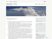 Tablet Screenshot of abbagod.wordpress.com