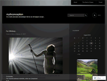 Tablet Screenshot of mythconception.wordpress.com