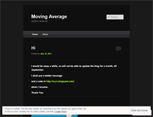 Tablet Screenshot of movingaverage.wordpress.com