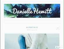 Tablet Screenshot of daniellehewitt.wordpress.com