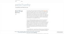 Desktop Screenshot of petxi1unhy.wordpress.com