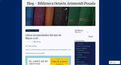 Desktop Screenshot of bibliosabana.wordpress.com