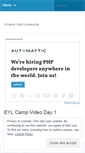 Mobile Screenshot of eylcamp.wordpress.com