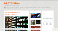 Desktop Screenshot of direitoemidia.wordpress.com
