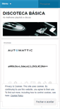 Mobile Screenshot of discotecabasica.wordpress.com