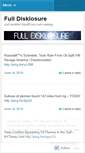 Mobile Screenshot of fulldisklosure.wordpress.com