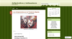 Desktop Screenshot of antipsicoticosyantimaniacos.wordpress.com