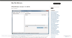Desktop Screenshot of filemirrors.wordpress.com