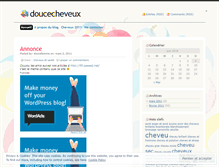 Tablet Screenshot of doucecheveux.wordpress.com