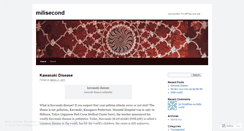 Desktop Screenshot of milisecond.wordpress.com