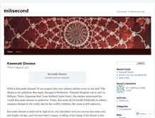 Tablet Screenshot of milisecond.wordpress.com