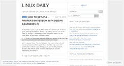 Desktop Screenshot of linuxd.wordpress.com