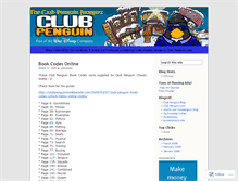 Tablet Screenshot of clubpenguini.wordpress.com