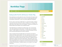 Tablet Screenshot of northstarflags.wordpress.com