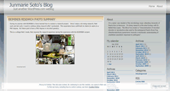 Desktop Screenshot of junmariesoto.wordpress.com