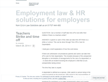 Tablet Screenshot of employmentlawandhr.wordpress.com